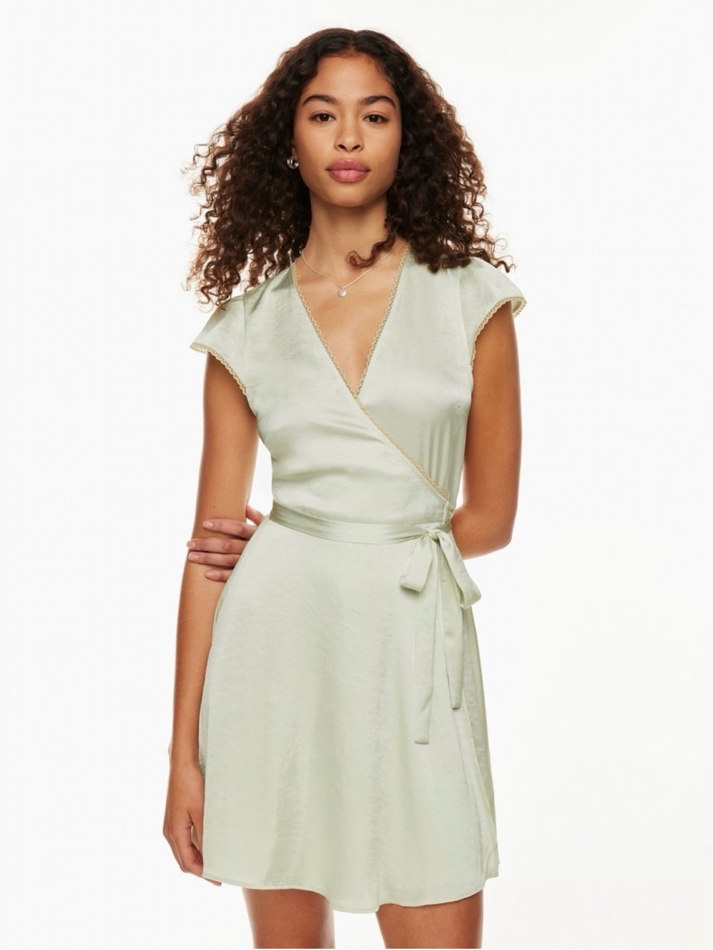 Aritzia Wilfred Mademoiselle Dress in White M